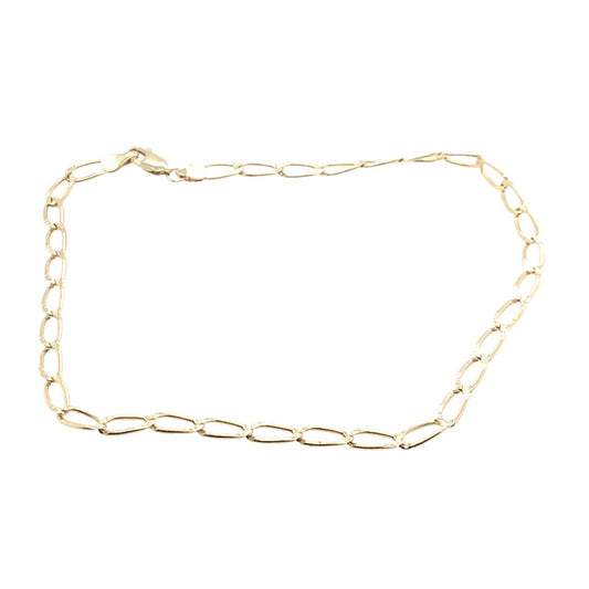 Estate 14K Yellow Gold Oval Link Chain