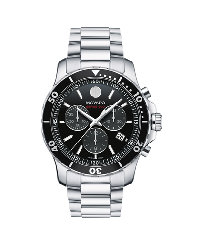 Movado 42mm Series 800 Chronograph Black