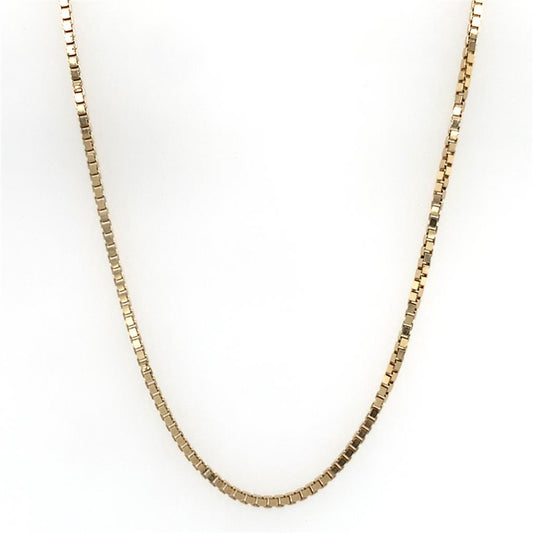 Estate 14K Gold Box Chain