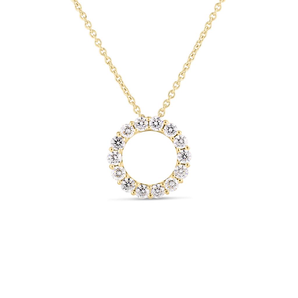 Roberto Coin Diamond Circle Pendant