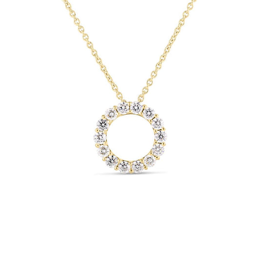 Roberto Coin Diamond Circle Pendant