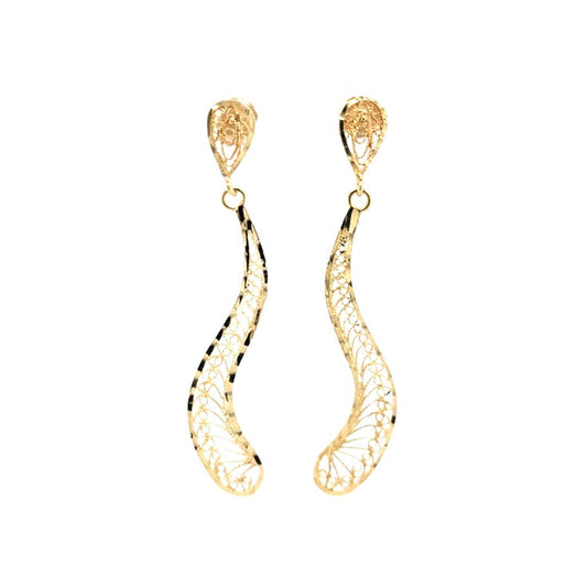 Estate 14K Gold Dangle Earrings
