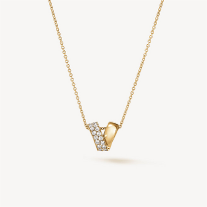 Hearts On Fire Inside Out Multi-Wear Rondel Diamond Pendant Necklace