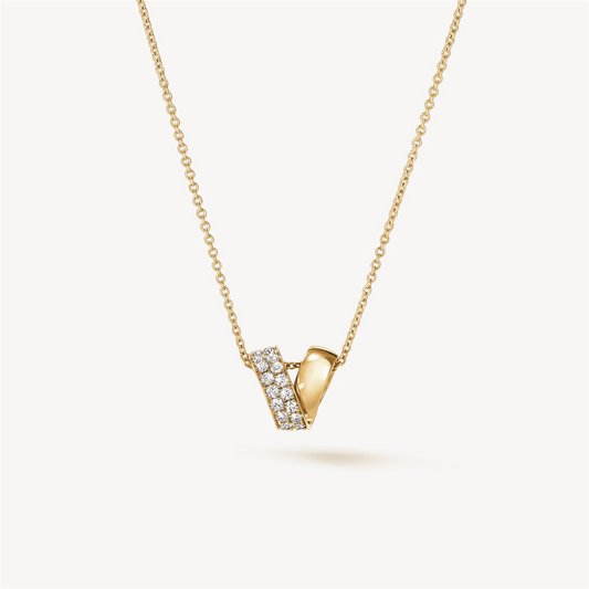 Hearts On Fire Inside Out Multi-Wear Rondel Diamond Pendant Necklace