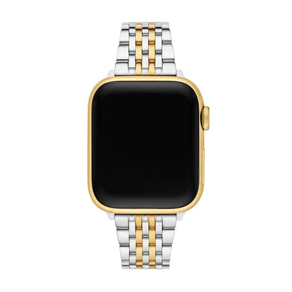 Michele Two Tone Stainless Steel Strap