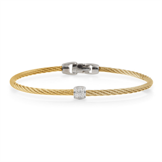 Alor Single Station Diamond Cable Bracelet