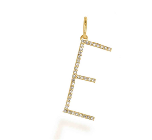 Rolland's Designs Oversized Diamond "E" Charm