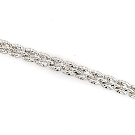 Estate 14K Brick Style Bracelet