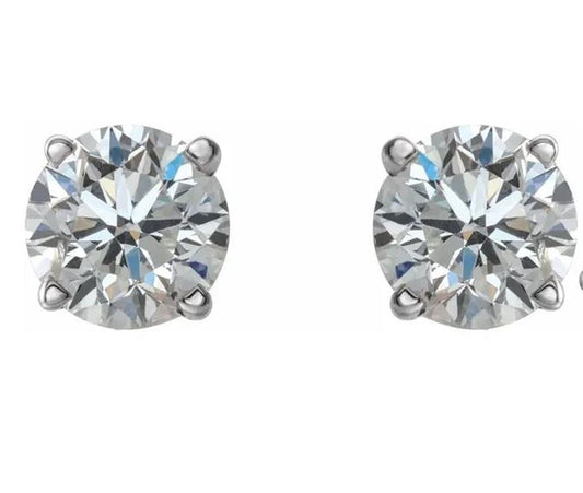 Rolland's Designs 2.81 Carat Diamond Studs