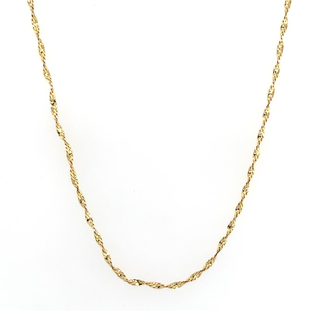 Estate 14K Twisted Chain
