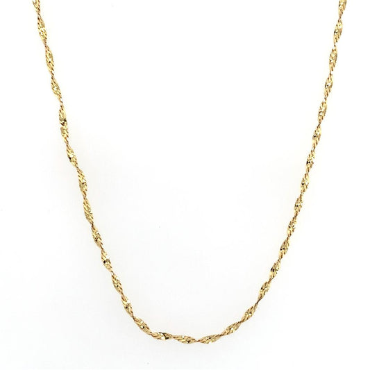 Estate 14K Twisted Chain