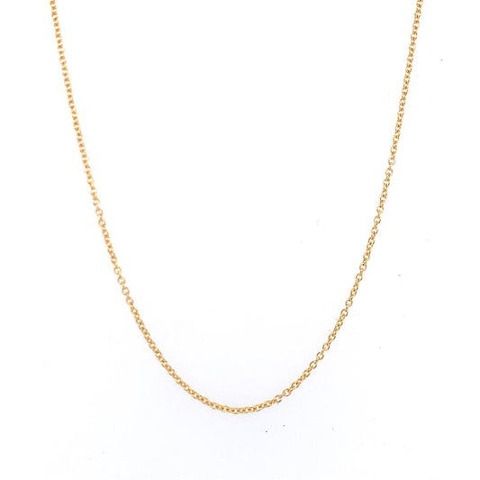 Rolland's Design Yellow Gold 20" Rolo Chain