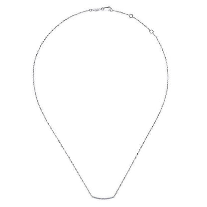 Gabriel Diamond Bar Necklace