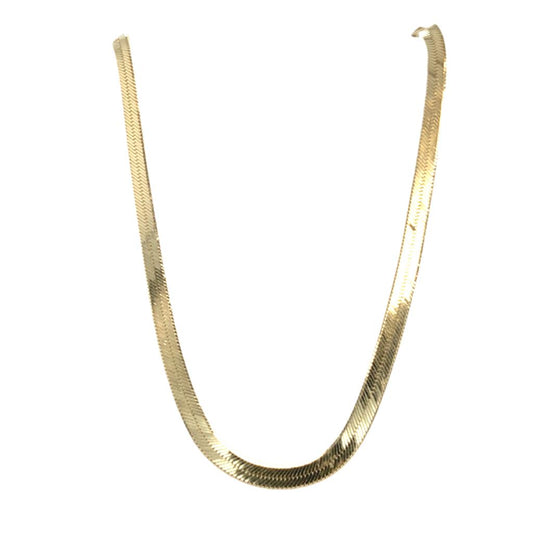 Estate 14K Herringbone Chain