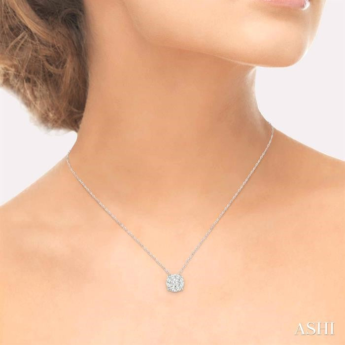 Rolland's Designs Diamond Cluster Pendant