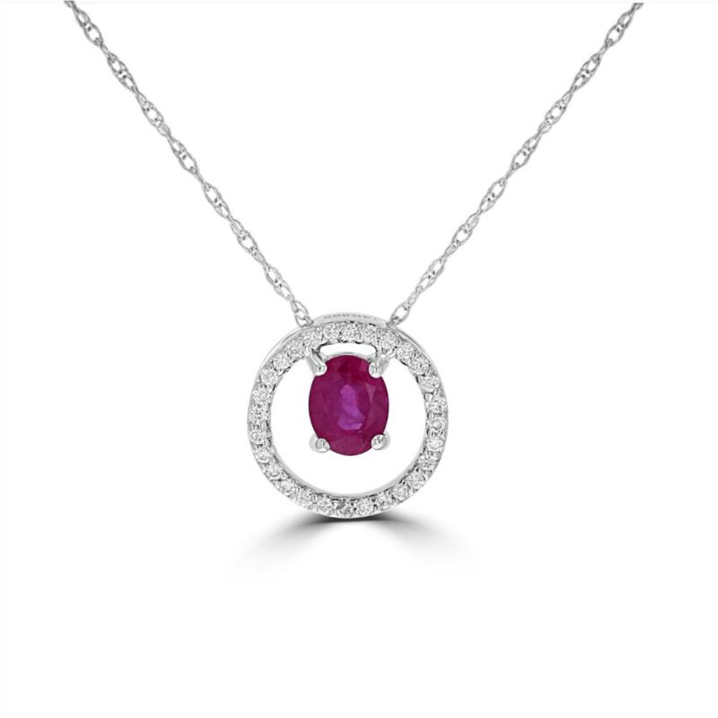 Rolland's Designs 14K White Gold & Diamond Pendant