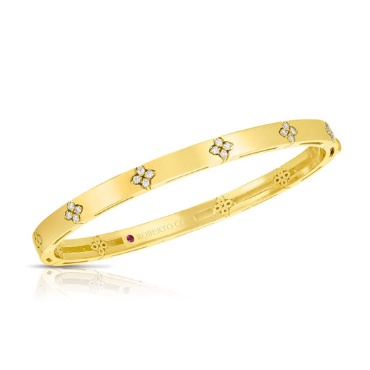 Roberto Coin Diamond Love In Verona Bangle