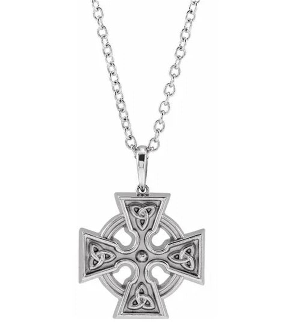 Rolland's Designs Sterling Silver Cross Pendant