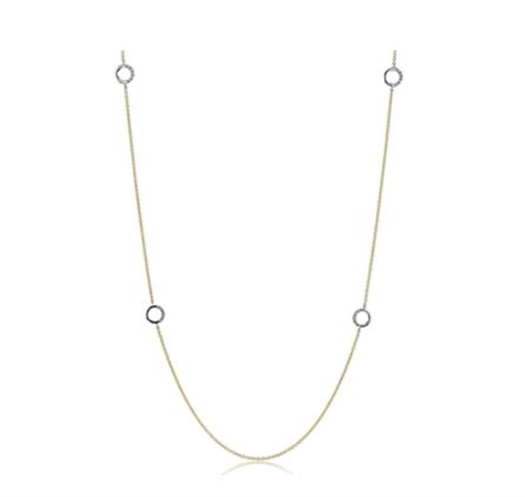 Simon G. Diamond Station Link Necklace