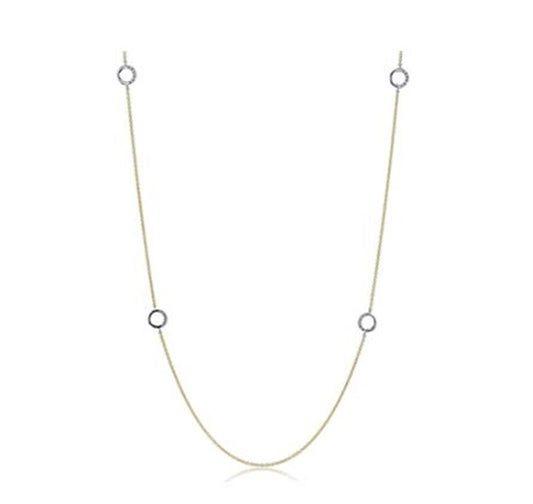 Simon G. Diamond Station Link Necklace