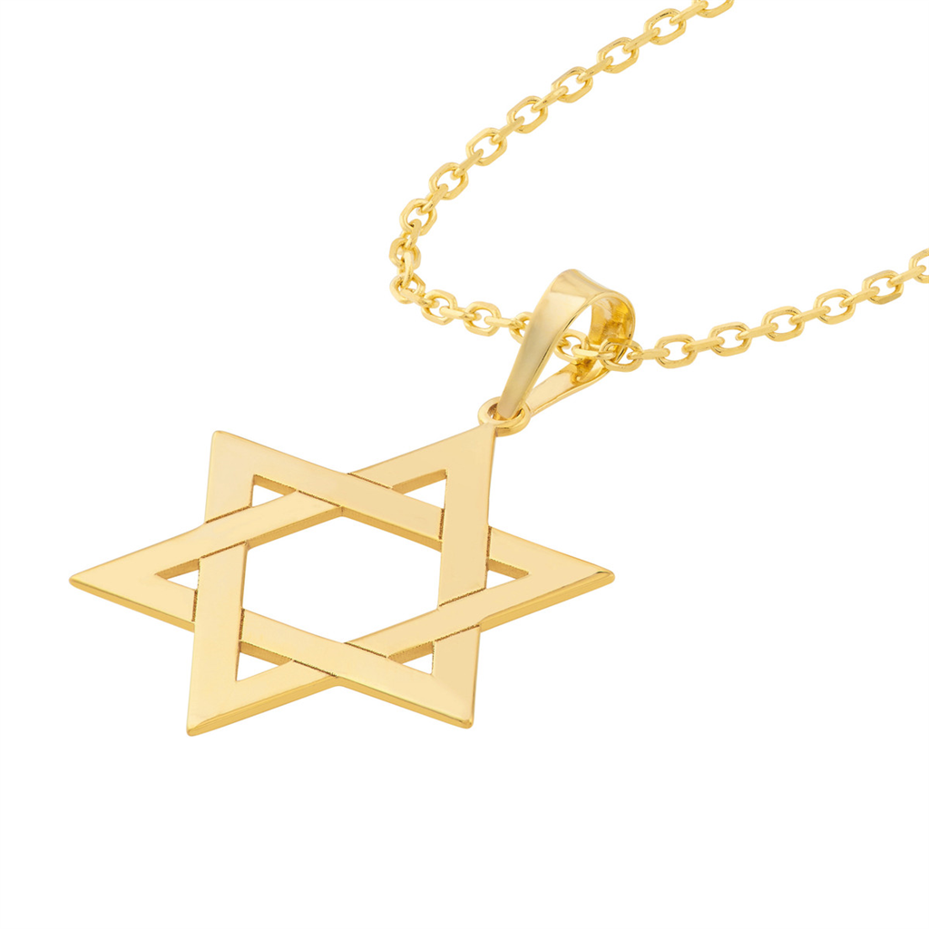 Rolland's Design 14K Gold Star of David