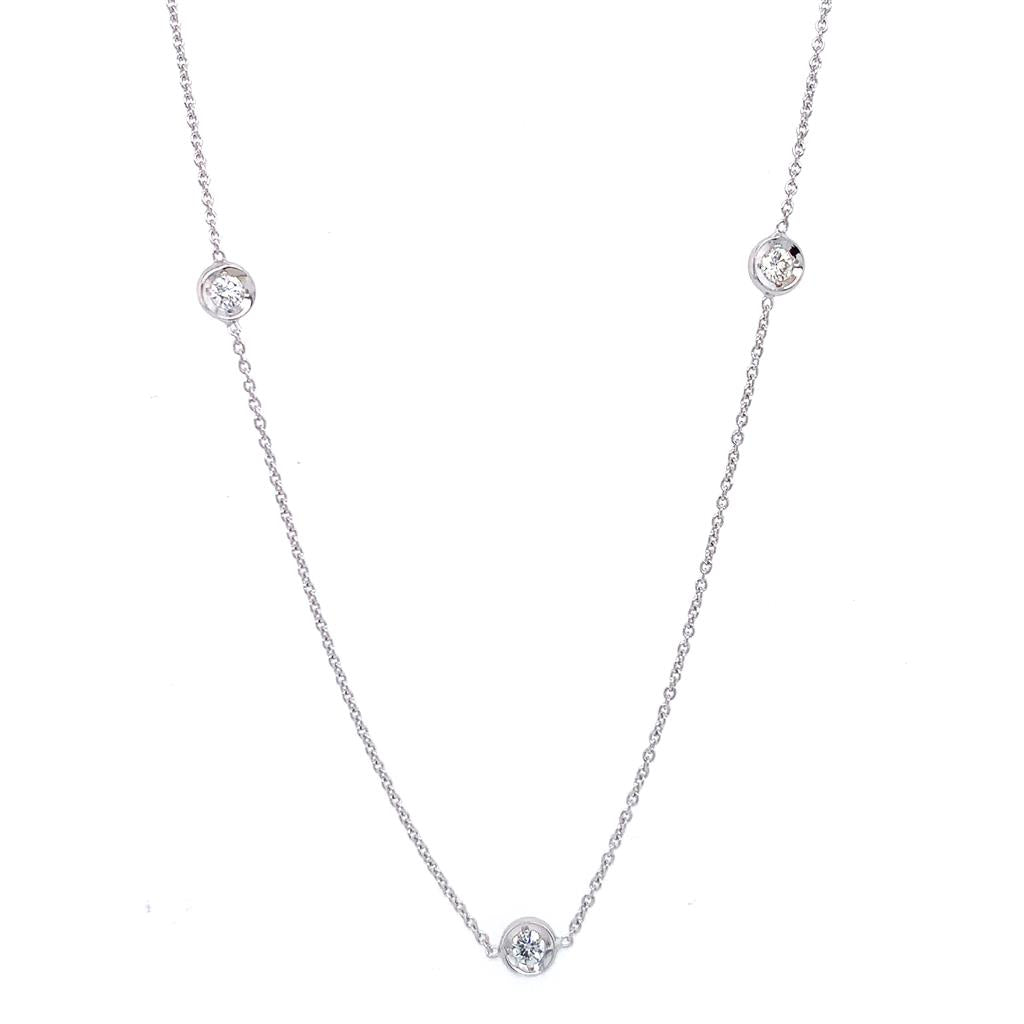 Roberto Coin 5 Station Diamond Necklace