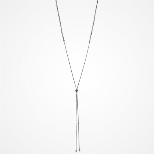 Desmos Sterling Silver Diamond Necklace
