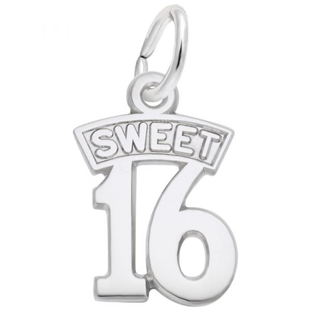 Rolland's Designs Sterling Silver Sweet 16 Pendant