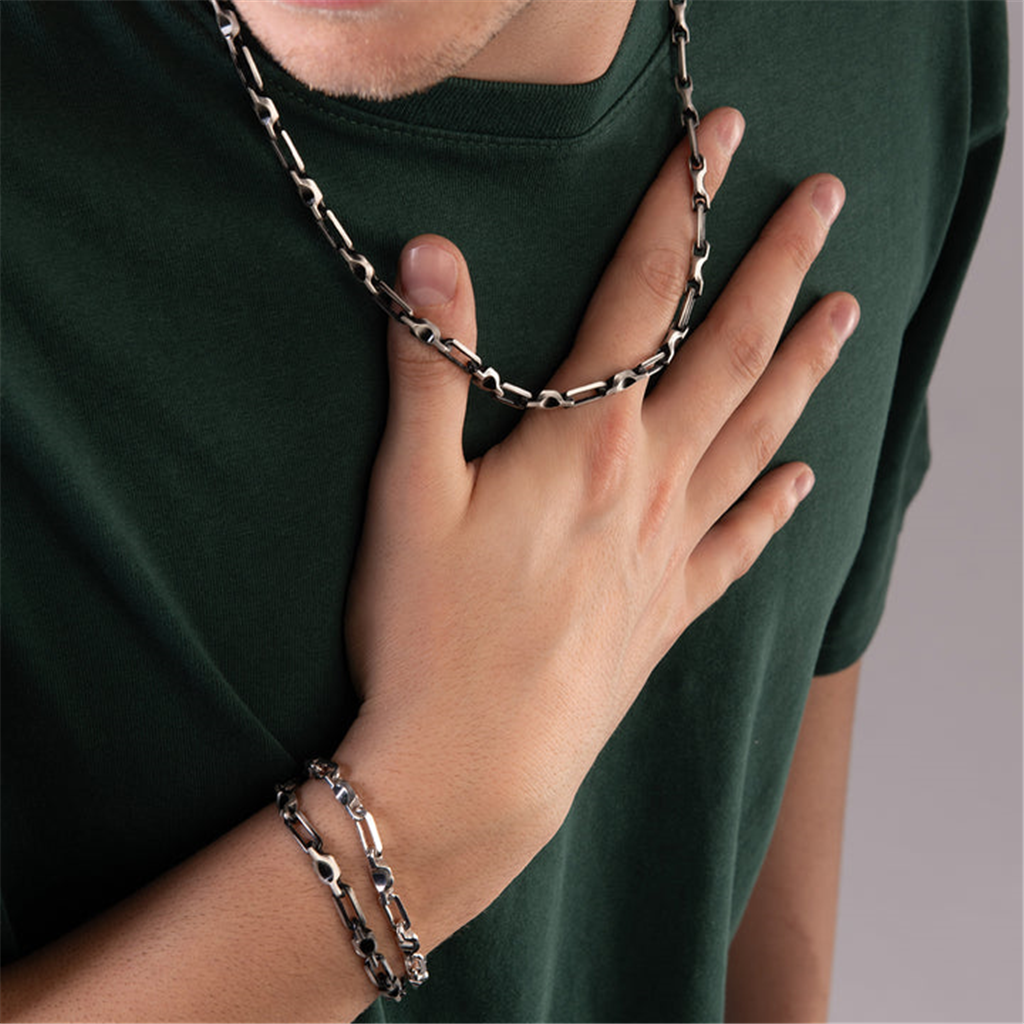 Desmos Sterling Silver Bracelet