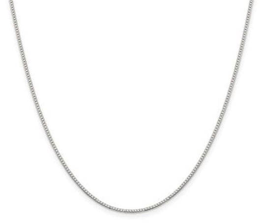 Silver Box Chain 20"