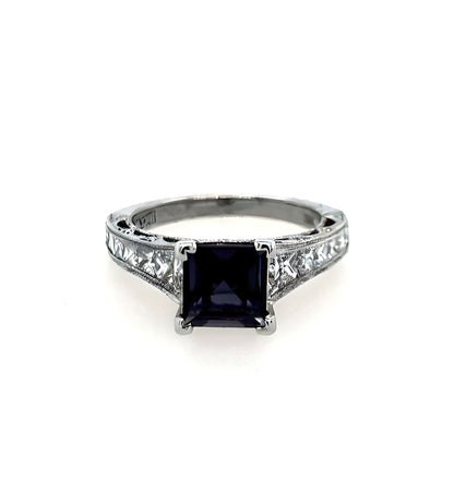 Estate Tacori 18K Gold Diamond Setting