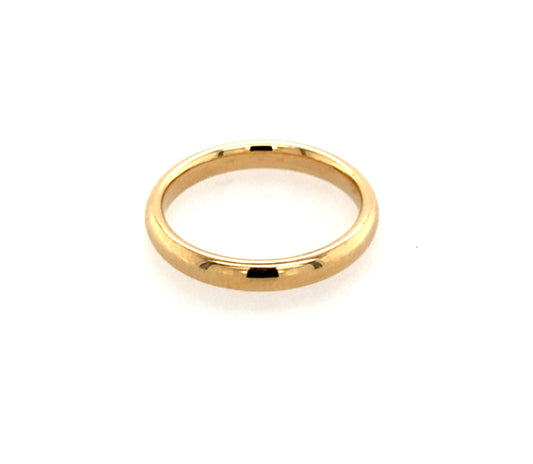Estate 14K Gold Rounded Band