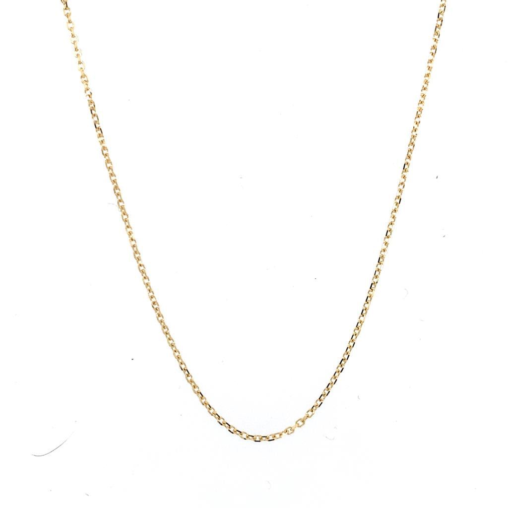 Gold Cable Chain 18"