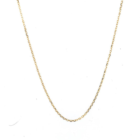 Gold Cable Chain 18"