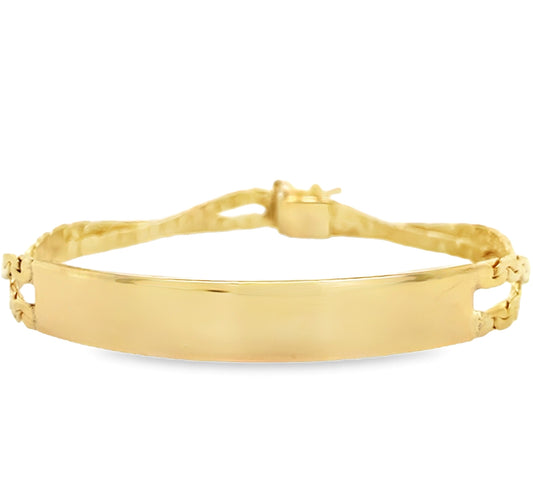 Estate 14K Gold ID Bracelet