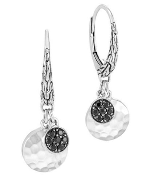 John Hardy Hammered Drop Earrings