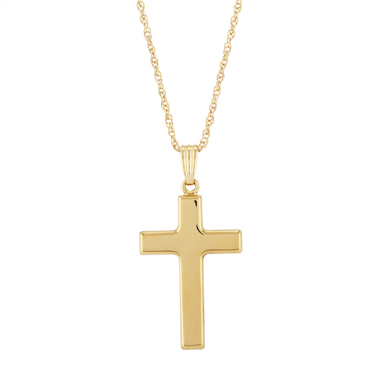 Carla 14k Gold Cross Pendant