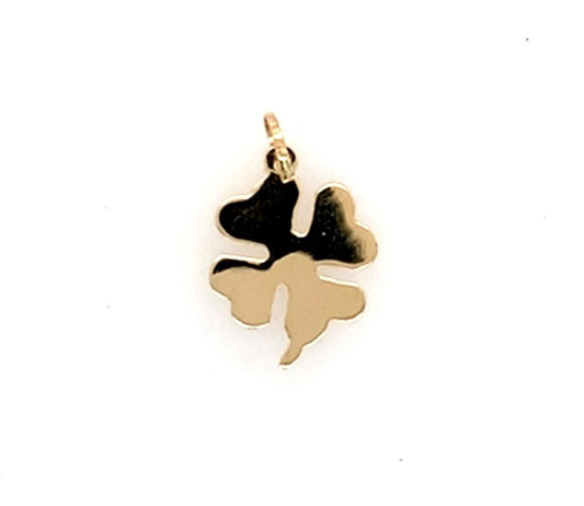 Estate 14K Gold Clover Charm