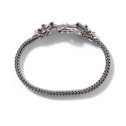 John Hardy Naga Bracelet with Black Sapphire and Spinel