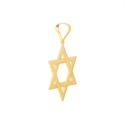 Rolland's Design 14K Gold Star of David