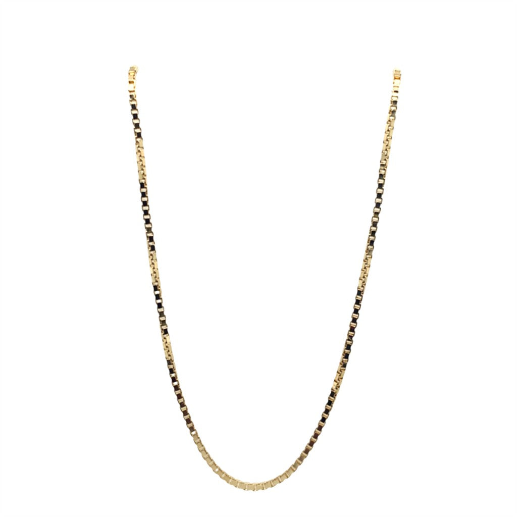 Estate 14K Yellow Gold Box Chain