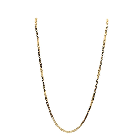 Estate 14K Yellow Gold Box Chain