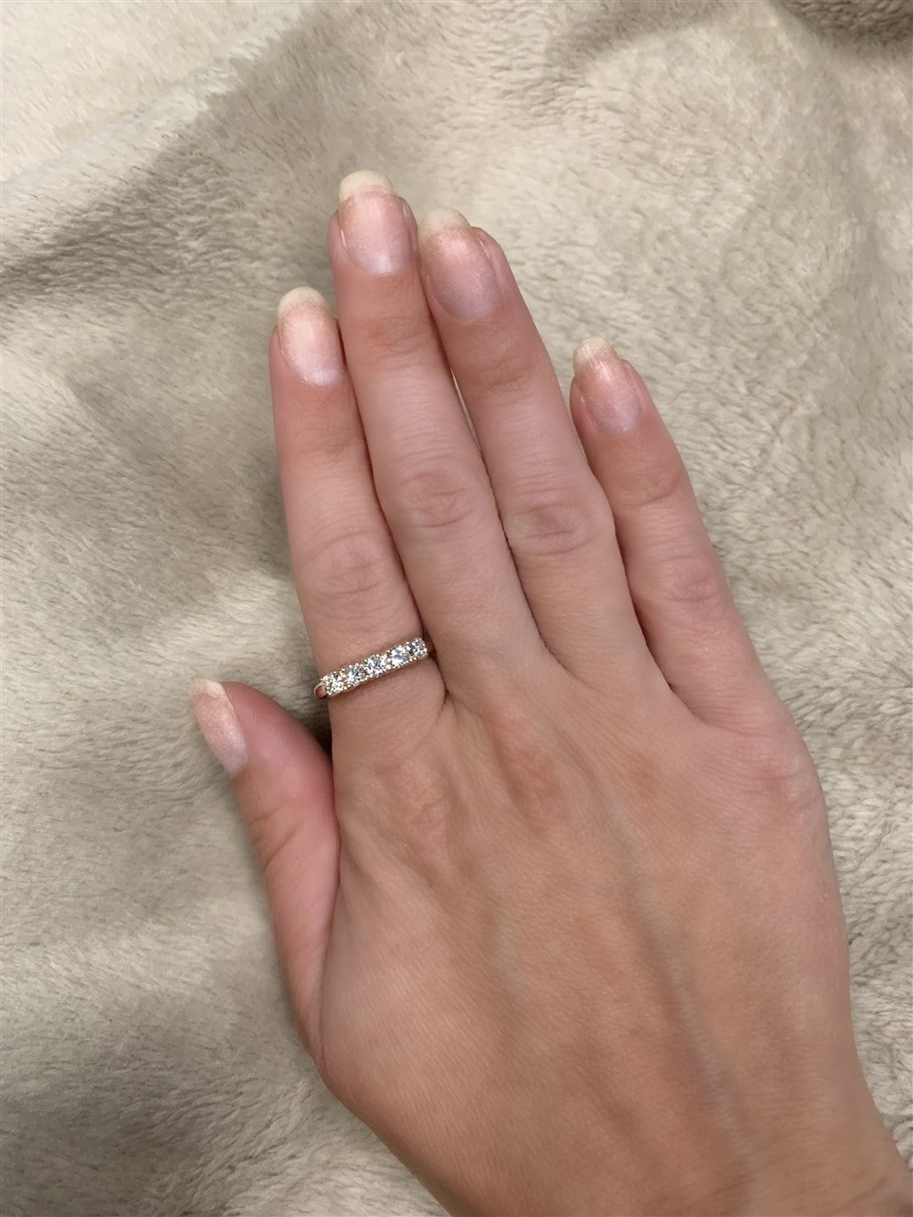 Estate Diamond 5 Stone Anniversary Ring