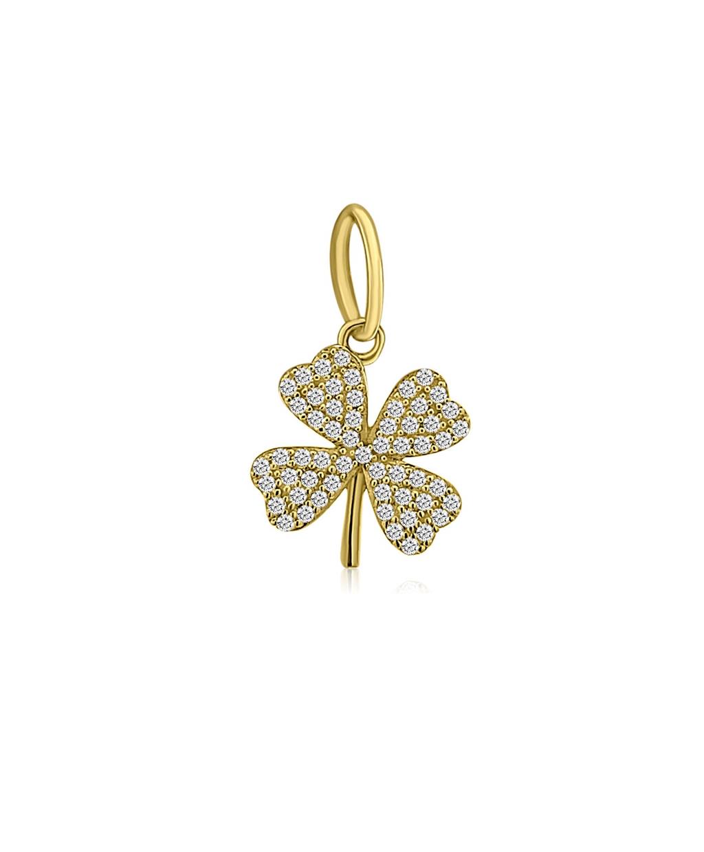Rolland's Designs Diamond Clover Pendant