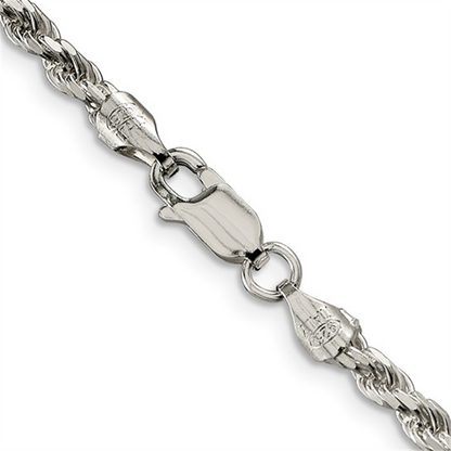 Rolland's Designs Sterling Silver 22 Inch Rope Chain