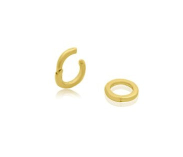 14K Yellow Gold Hinged Circle Bail