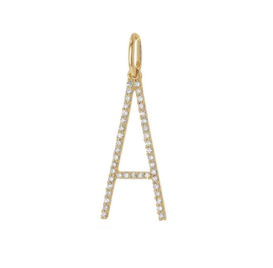 Rolland's Designs Oversized Diamond "A" Charm