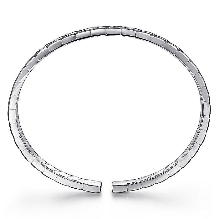 Gabriel Sterling Silver Open Herringbone Style Bracelet