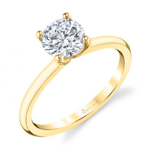 Sylvie Classic Solitaire Semi Mount