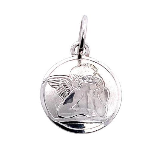 Rolland's Designs 14K Gold Cherub Angel Pendant